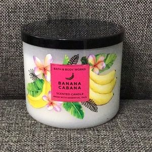 COPY - Bath & Body Works 3 wick Candle- Banana Cabana